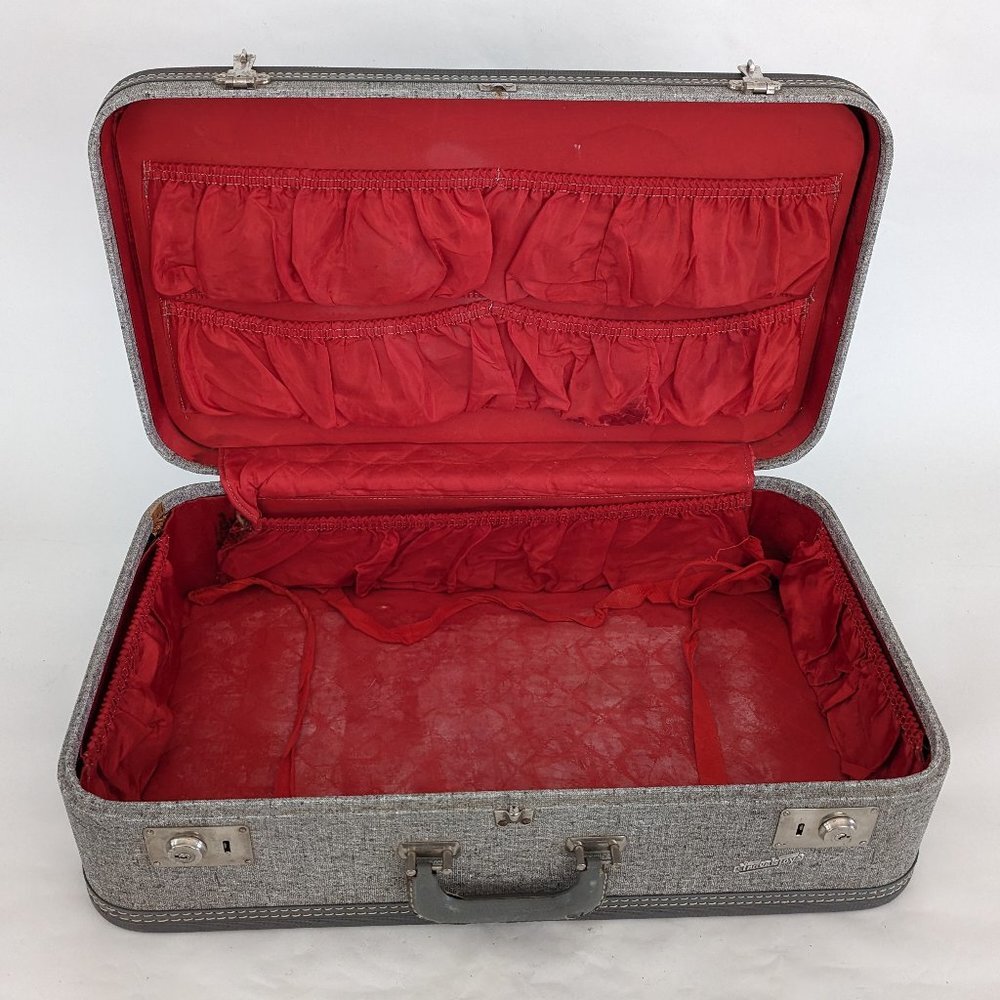 ๐ผโ๏ธ Vintage TravelJoy 2 x Locking Hardshell Suitcases โ๏ธ๐ผ - Picture 14 of 16